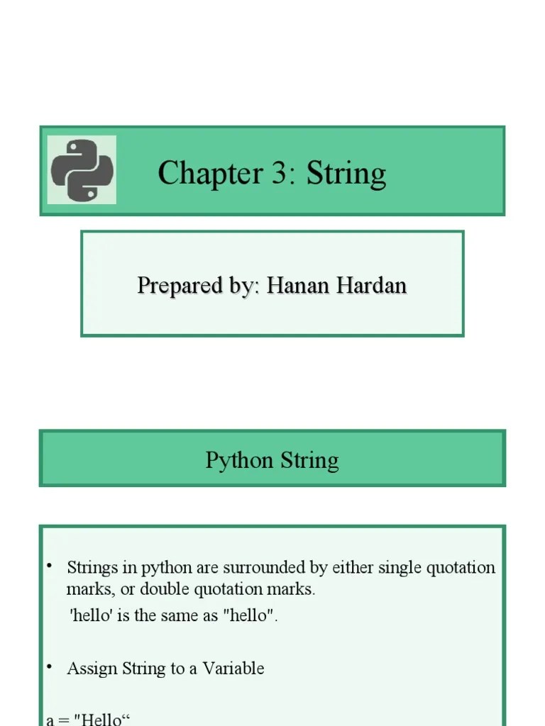 Python String Manipulation Guide | PDF | String (Computer Science ...