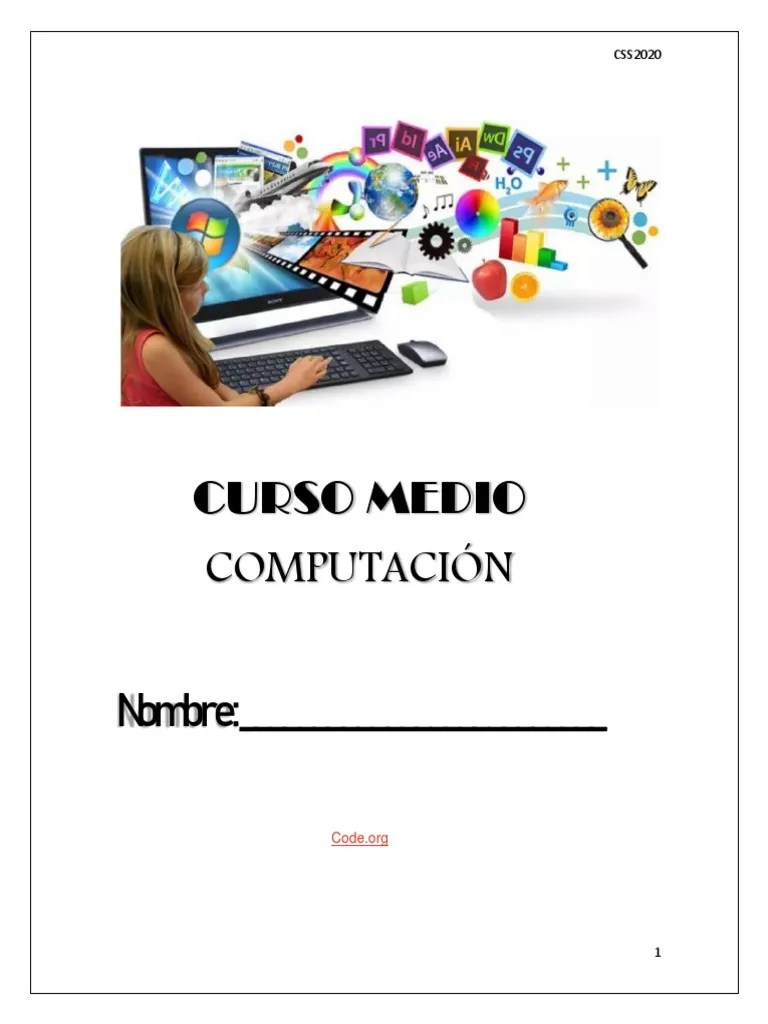 Libro Curso De Computacion Media - Original | PDF | Archivo De ...