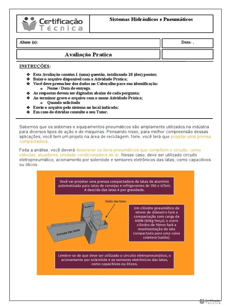 Sistemas Hidráulicos E Pneumáticos | PDF