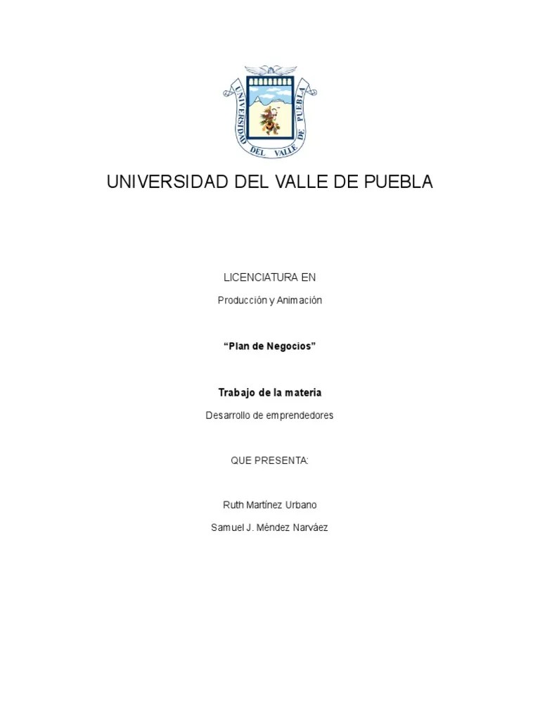 Ejemplo De Plan De Negocios | PDF | Marketing | Business