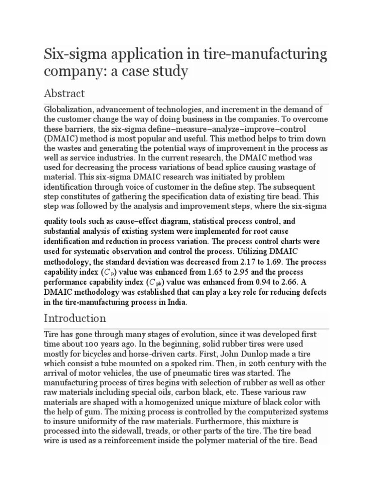 6 Sigma | PDF | Six Sigma | Production And Manufacturing