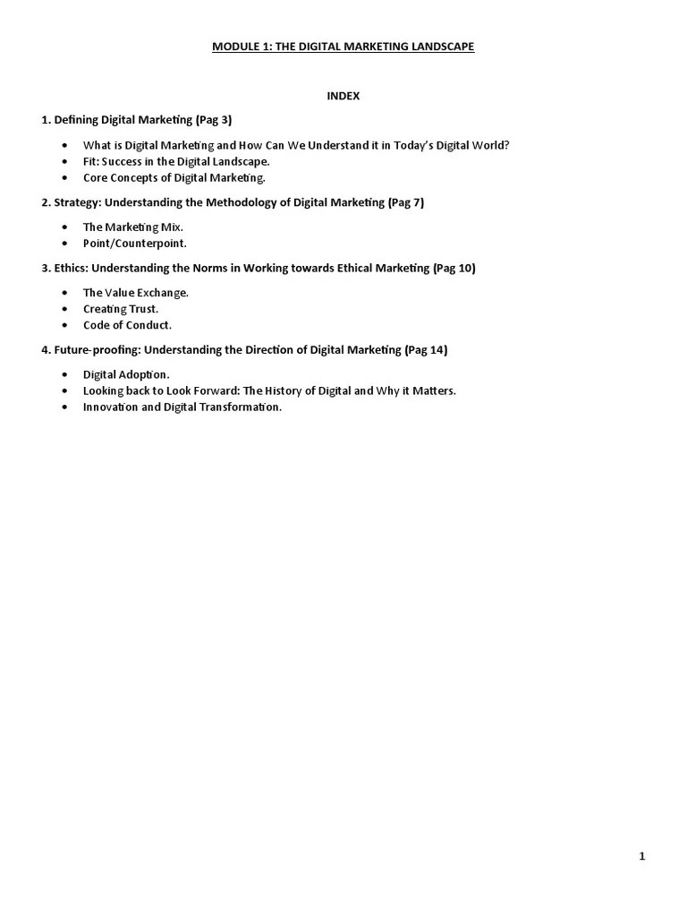 The Digital Marketing Landscape | PDF | Marketing | Digital Marketing