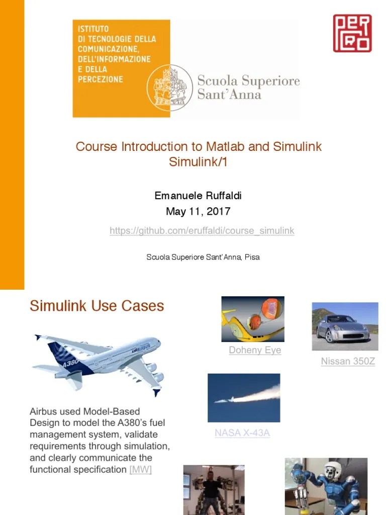Simulink Presentation 2017 | Download Free PDF | Matlab | Simulation