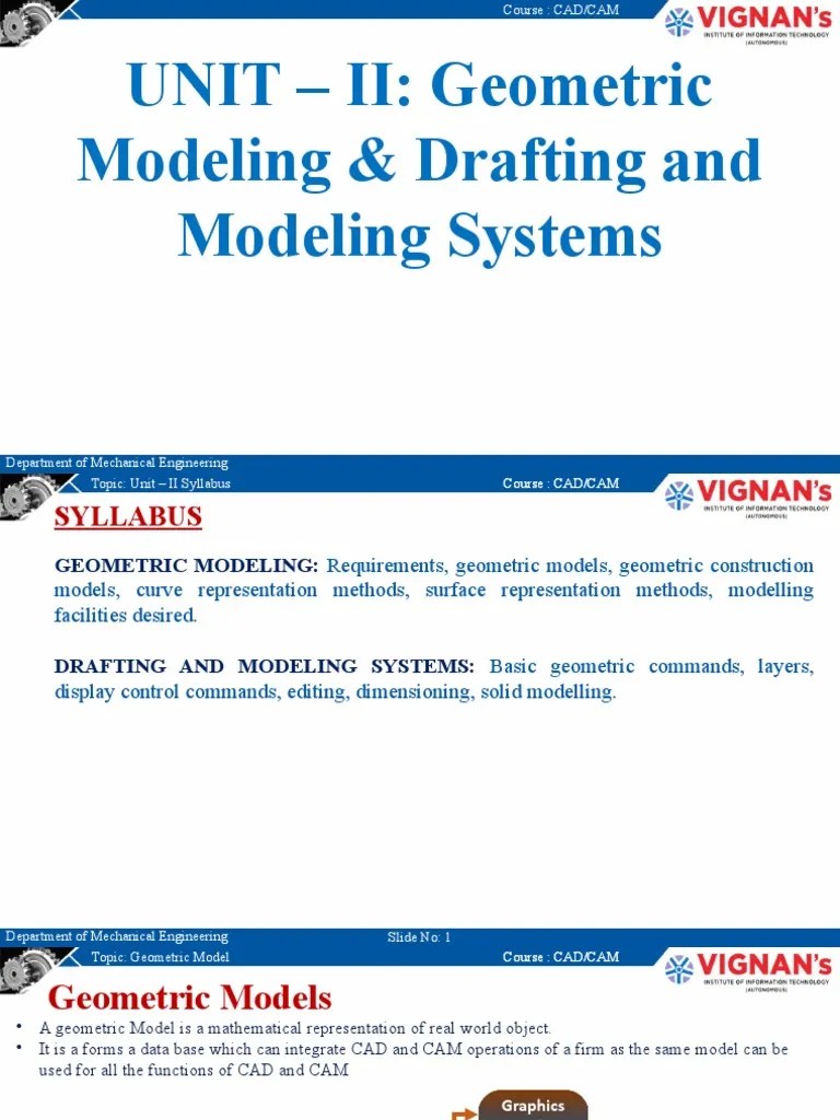 Module 1 | PDF | Geometry | Computer Aided Design