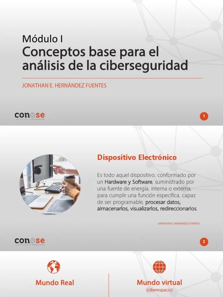 Modulo 1 Conceptos De Ciberseguridad | PDF | La Seguridad Informática | Seguridad