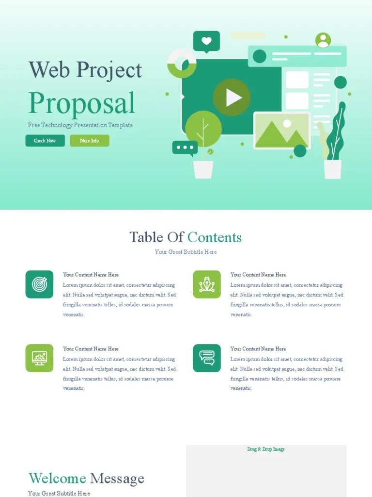 Web Project Proposal PowerPoint Template | PDF | Communication Design ...