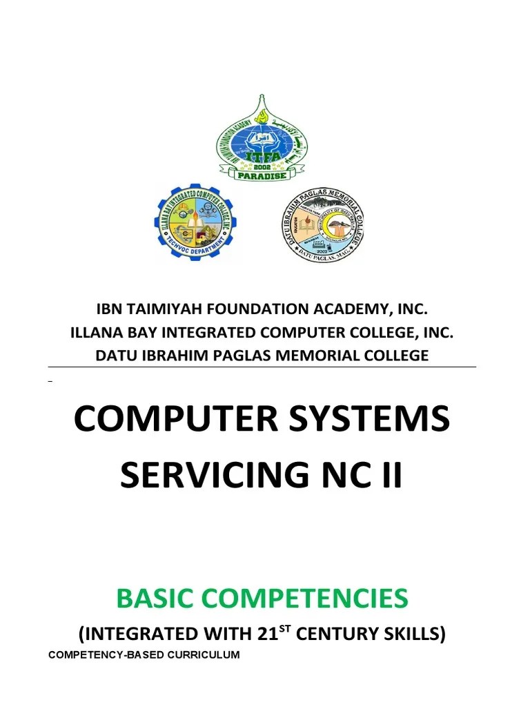 CBC CSS NC Ii | PDF | Occupational Safety And Health | Videotelephony