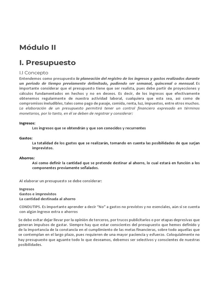 Modulo II | Descargar Gratis PDF | Bolsa | Bancos