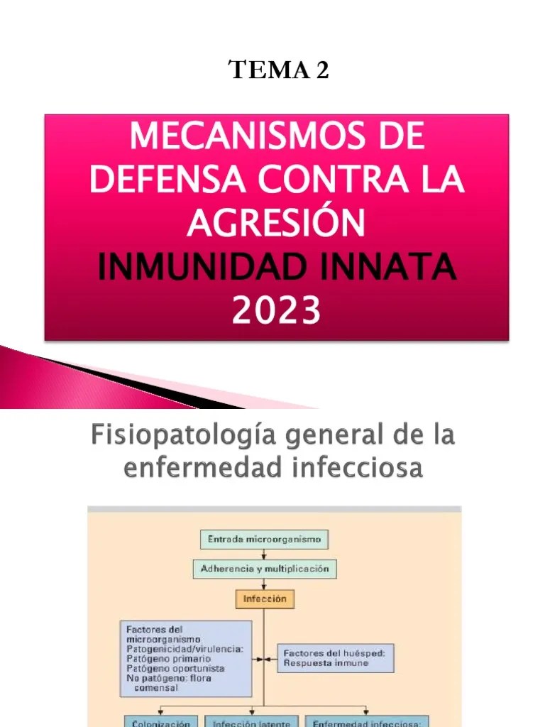Inmunologia 2. Mecanismos 1 De Defensa | PDF | Sistema Inmune | Sistema Inmune Innato