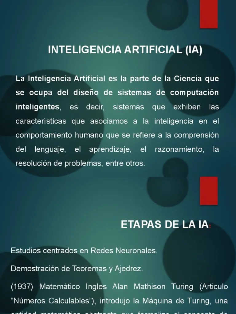 Inteligencia Artificial | PDF | Inteligencia Artificial | Inteligencia (IA) Y Semántica