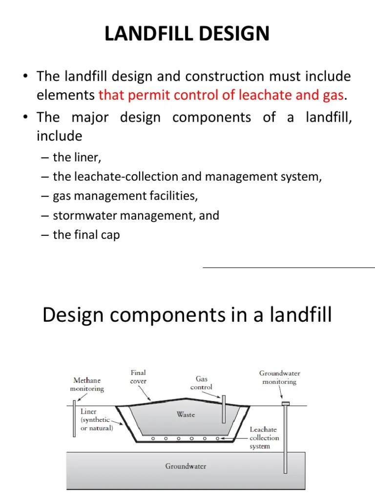 Landfills-Principle-Application | PDF | Materials | Civil Engineering