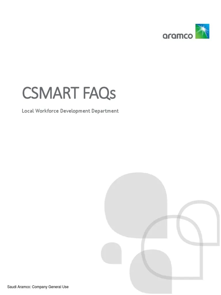 CSMART FAQs | PDF