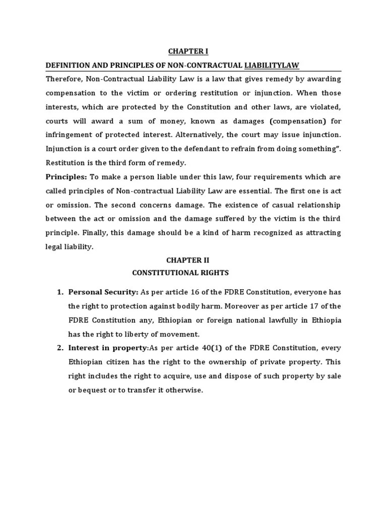 Tort | PDF | Tort | Legal Liability