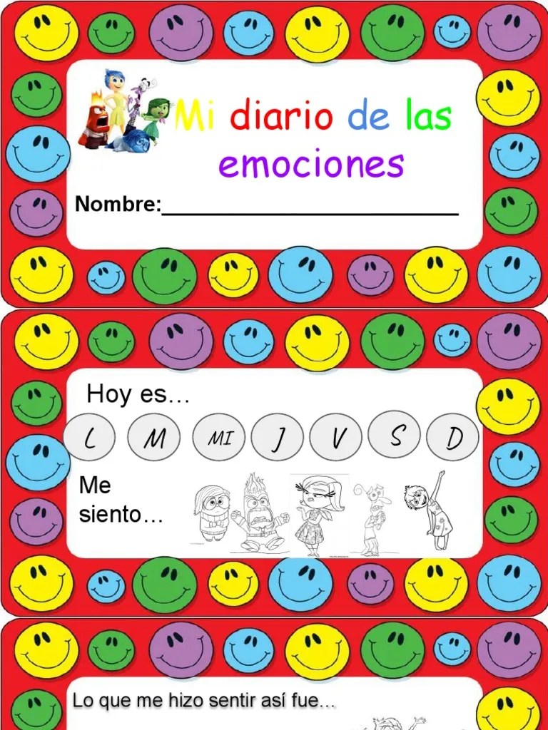 Mi Diario De Las Emociones | PDF