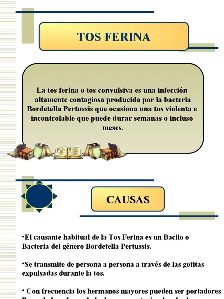 La Tos Ferina | PDF | Tos | Salud Pública