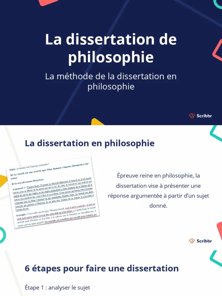 La Méthode De La Dissertation De Philosophie | PDF