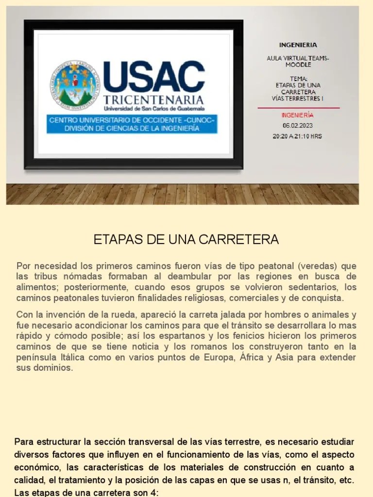 Etapas De Una Carretera | PDF | Curva | La Carretera