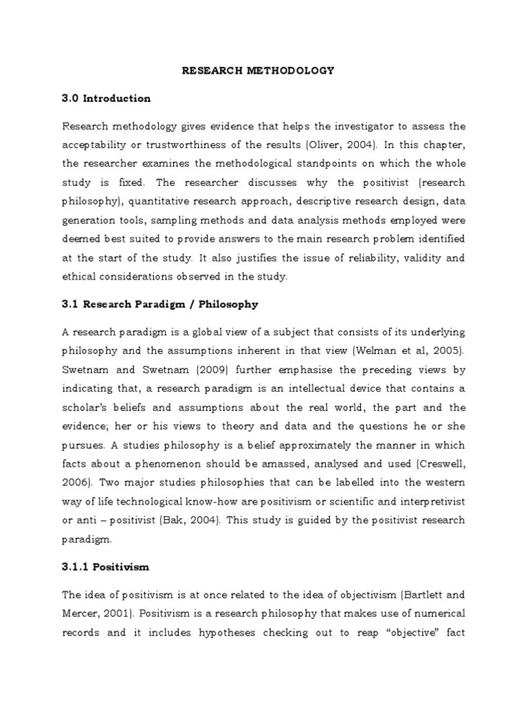 Research Methodology | PDF | Survey Methodology | Quantitative Research