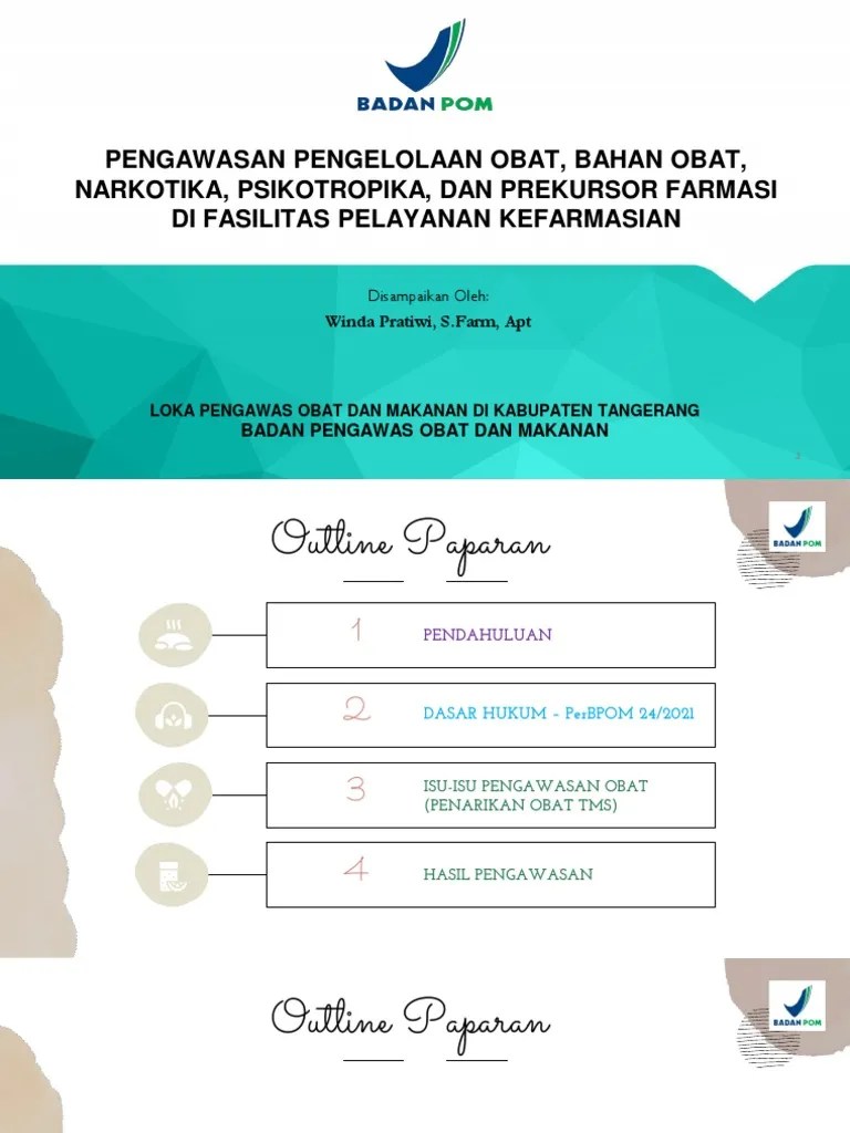 Materi Evaluasi Pengelolaan Obat Di Apotek 200623pptx | PDF