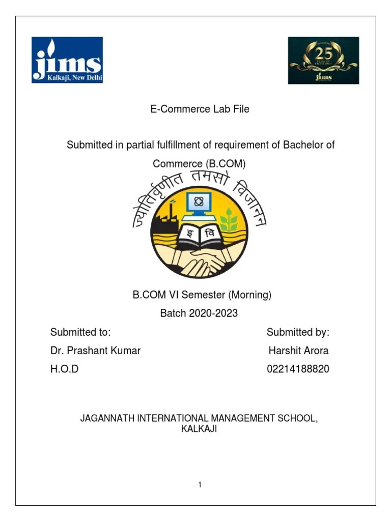 Harshit - 02214188820 Lab E-Commerce File | PDF | Gmail | Visa Inc.