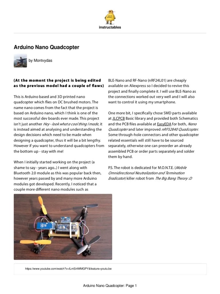 Arduino Micro Quadcopter | PDF | Field Effect Transistor | Mosfet