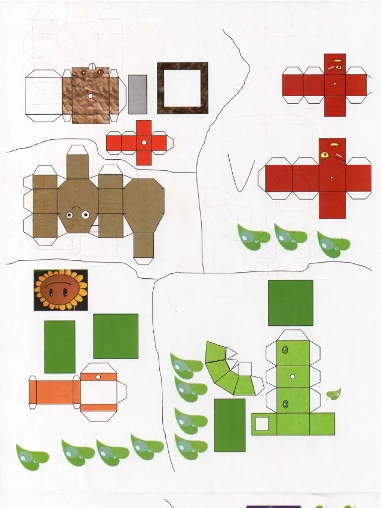 However, as of today's date, downloads of all their papercraft templates are . Pvz Papercraft 1 Pdf