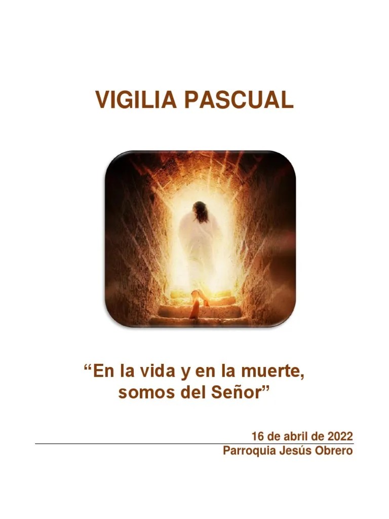 Cuadernillo Vigilia Pascual 2022 - GRANDE | PDF | Misa (liturgia ...