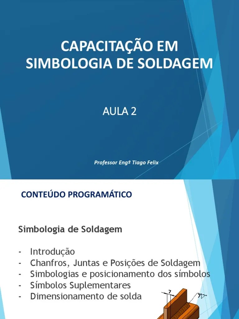 Simbologia De Soldagem - Aula 2 | PDF | Triângulo