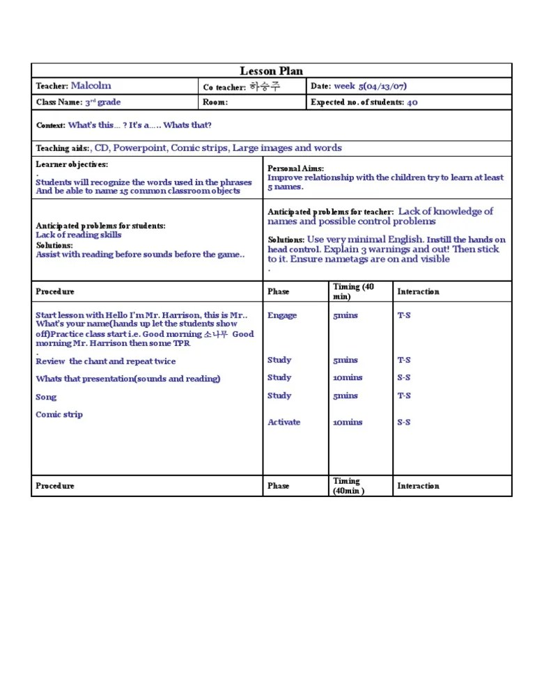 Lesson - Plan - 3rd Grade Unit 2 Week3 | Download Free PDF | Lesson ...