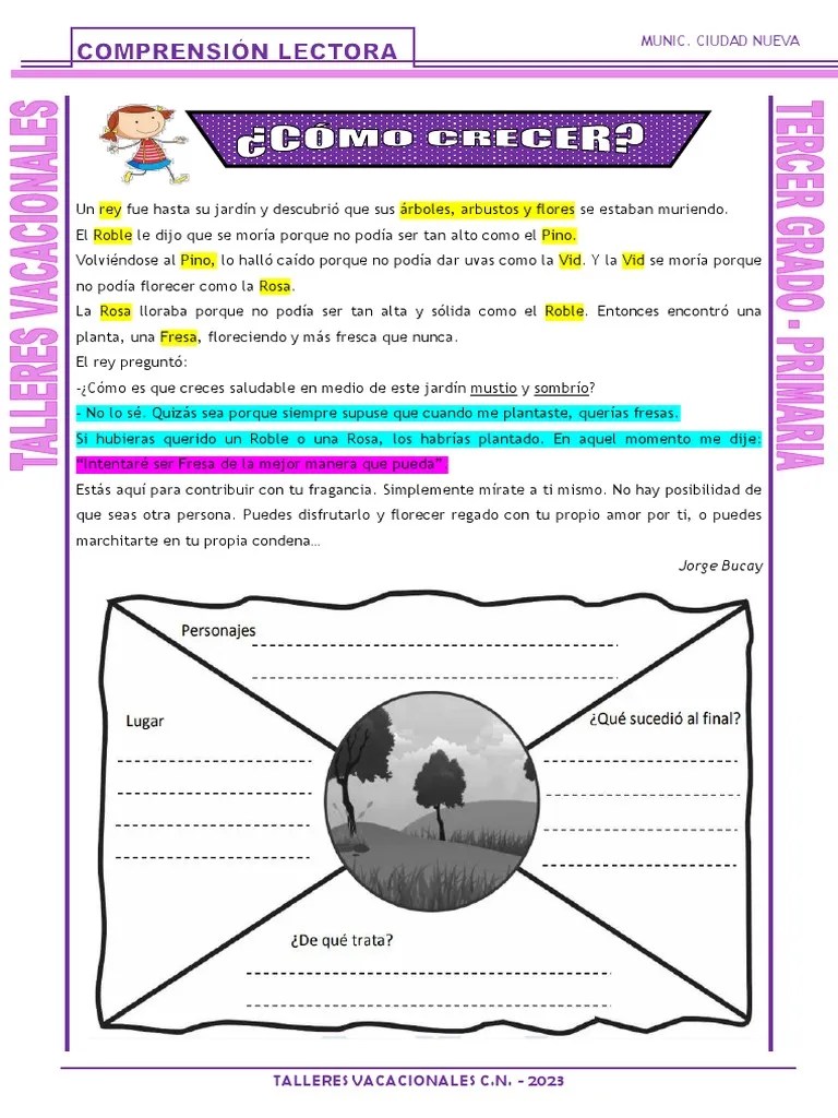 Comprension Lectora - Talleres | PDF