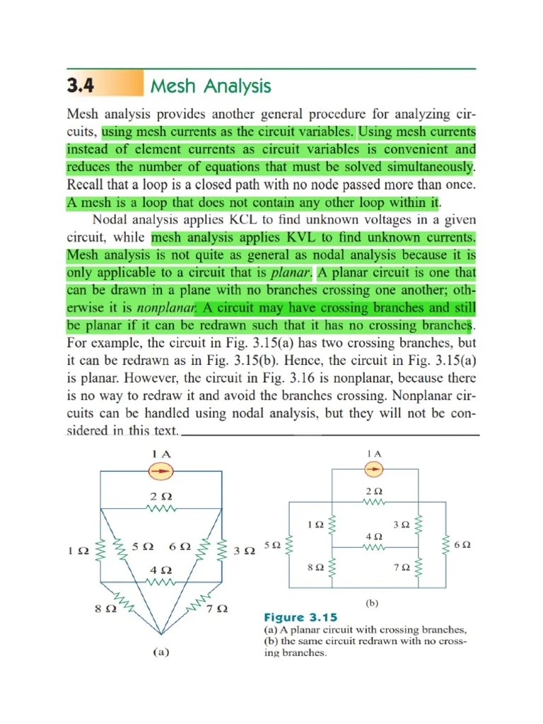 Mesh Analysis | PDF