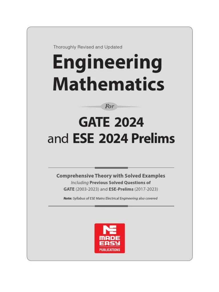 Engg Mathematics GATE Book | PDF | Integral | Equations