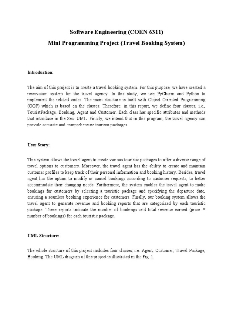 Mini Programming Project | PDF