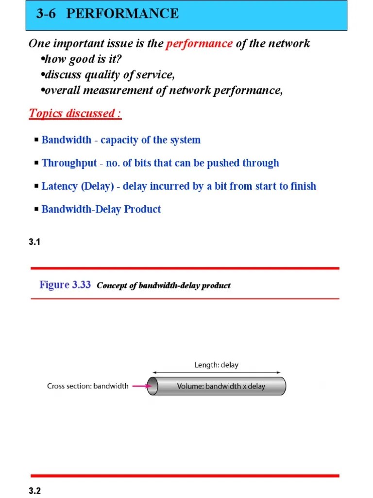 CN U I Part 4 Network Performance | PDF | Computer Network | Latency ...