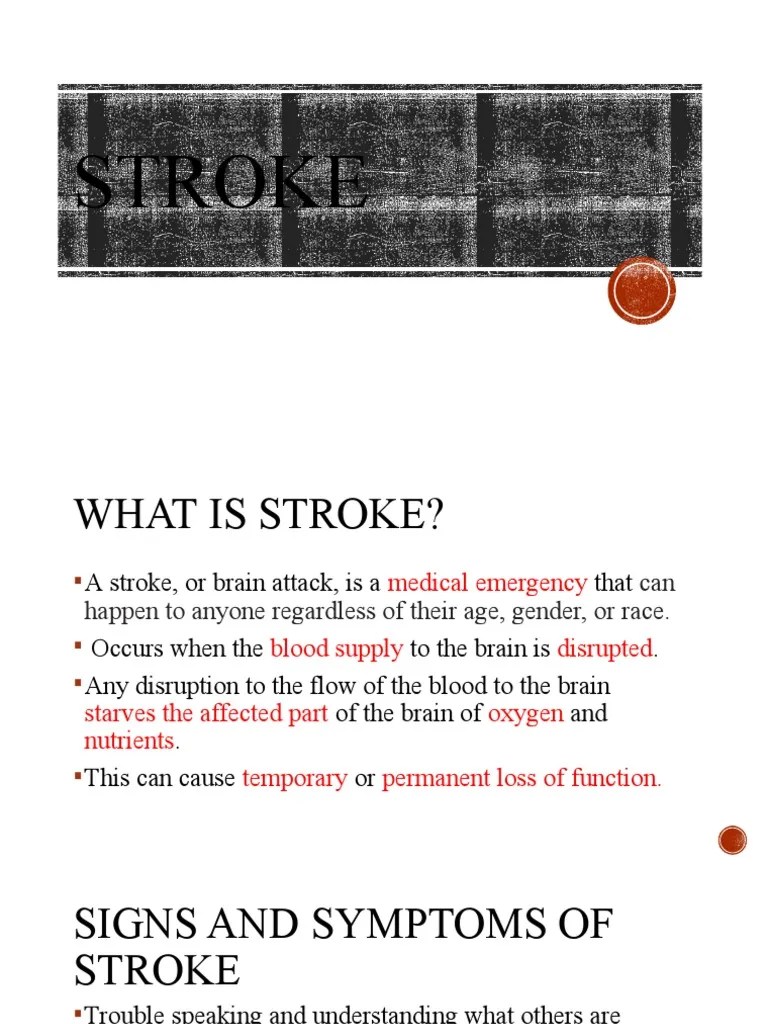 Stroke | PDF | Stroke | Diabetes