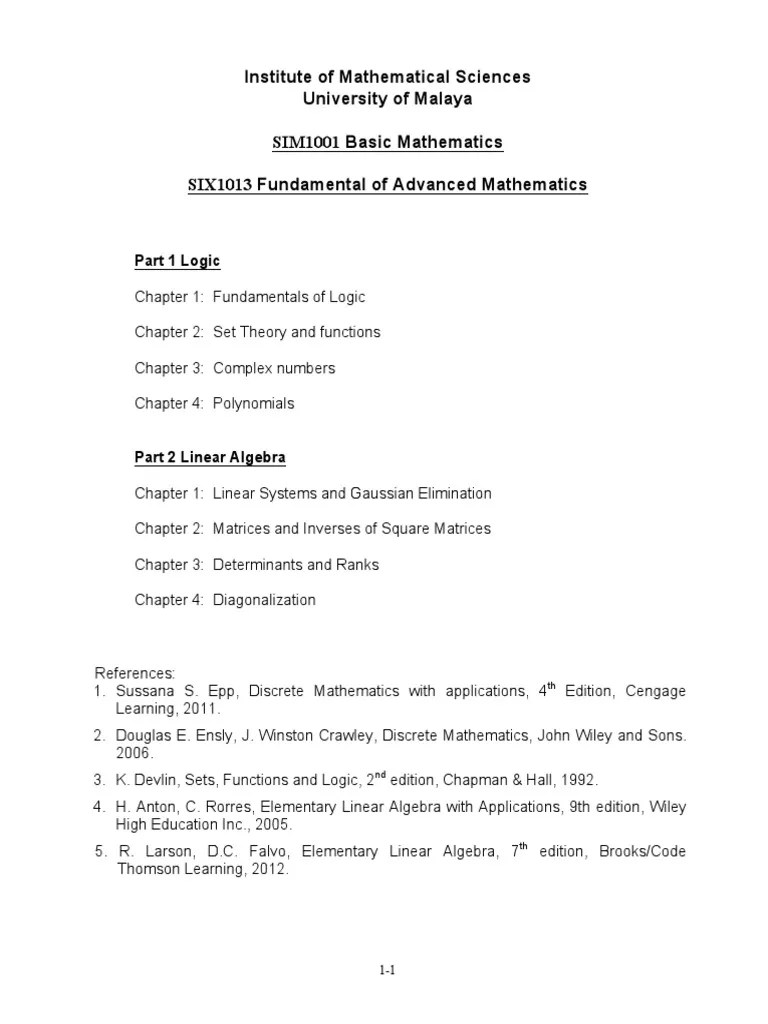 Part 1 Chapter 1 | PDF