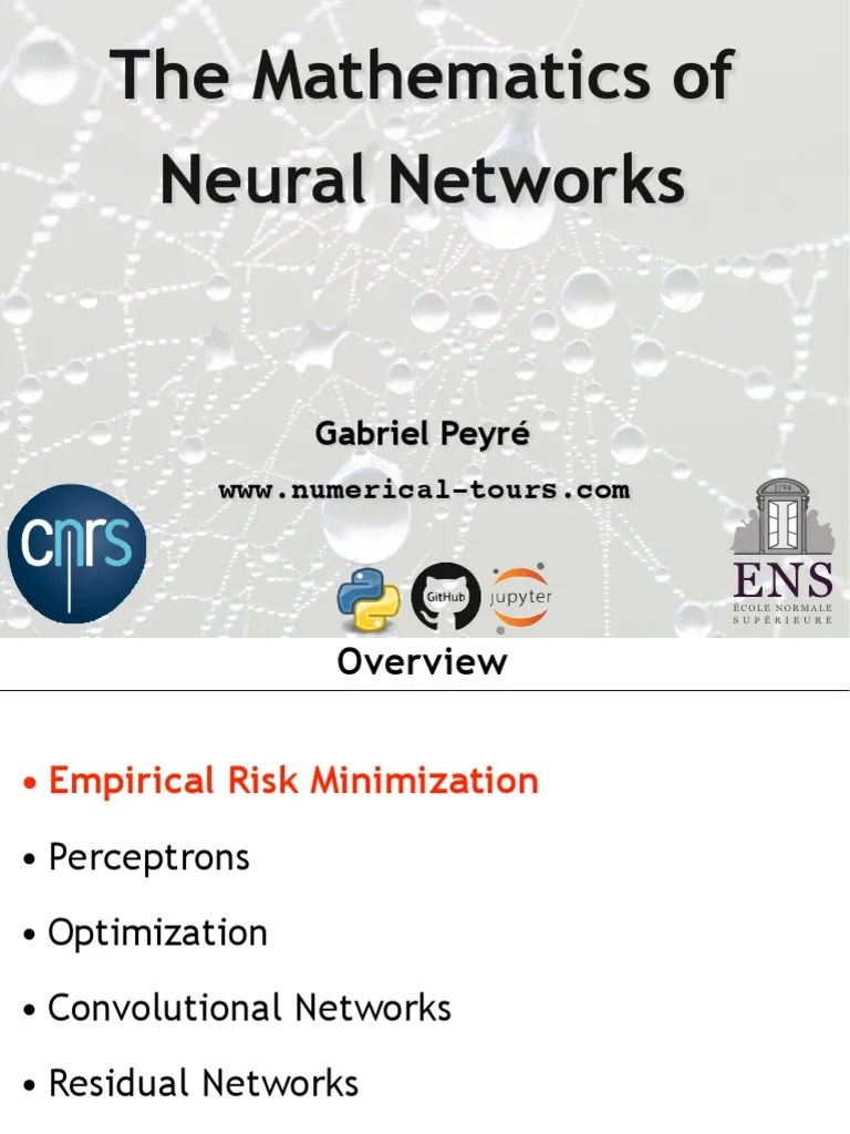 Mathematics Of Deep Learning 1687444204 | PDF | Learning | Cognitive ...