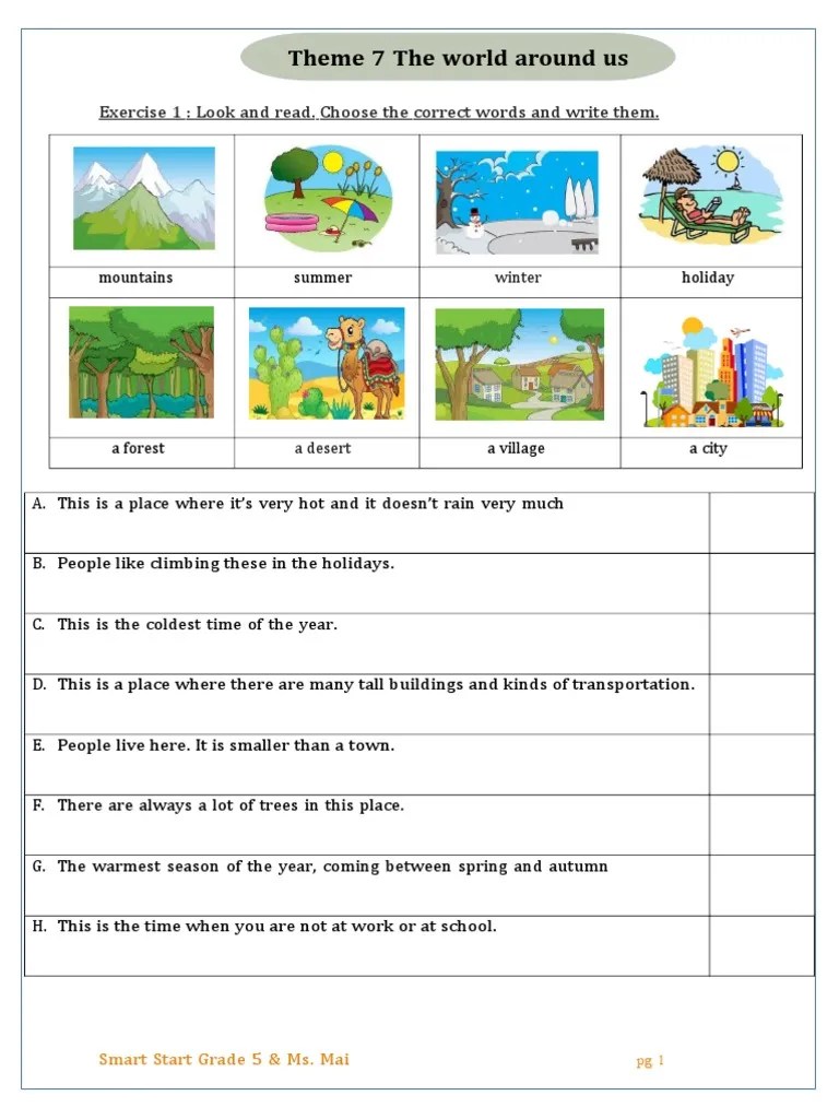 I Learn Smart Start 5 Theme 7 | PDF | Grandparent