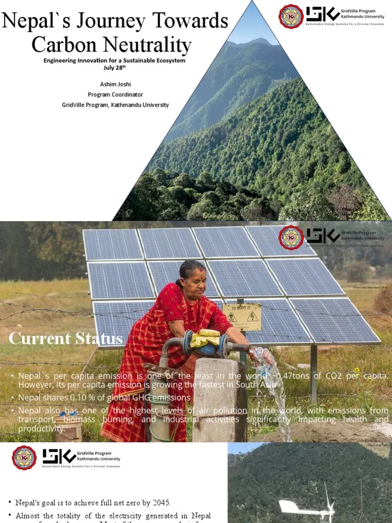 Nepal's Journey Towards Carbon Neutrality Presentation | PDF | Social Science | Science ...