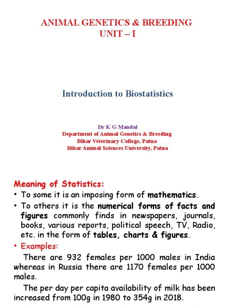 Introduction To Biostatistics | PDF