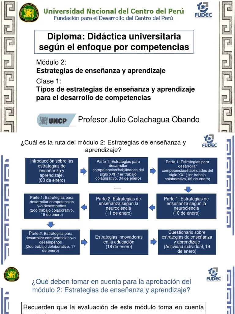 C1 - Estrategias De Enseñanza Y Aprendizaje | PDF