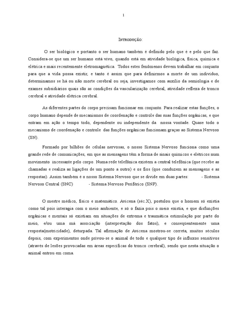 Sistema Nervoso | PDF