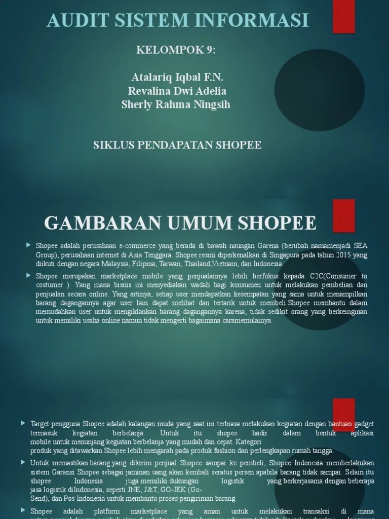 Flowchart Pendapatan Shopee | PDF