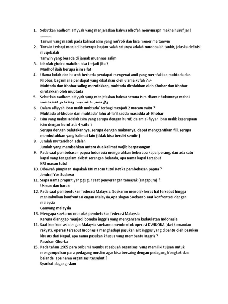 Soal Lomba Cerdas Cermat Final | PDF