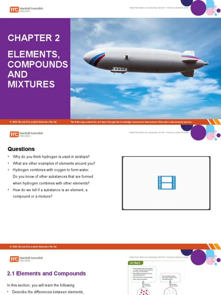 Mce Igcse Chemistry PPT C02 | PDF | Chemical Compounds | Chemical ...