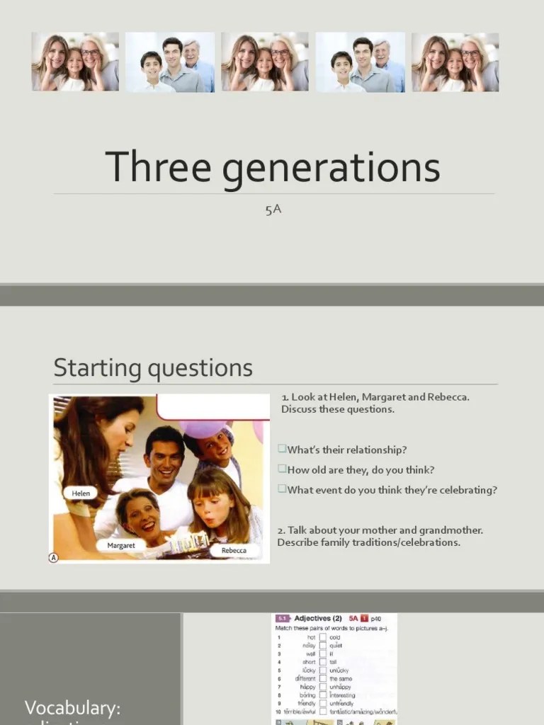 Three Generations | PDF