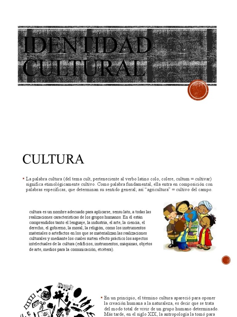 Identidad Cultural | PDF