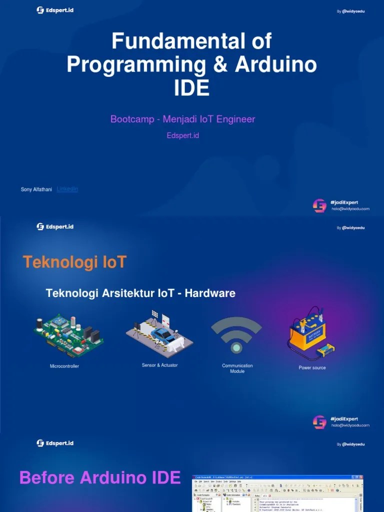 Fundamental Of Programming & Arduino IDE | PDF | Metode & Bahan Ajar
