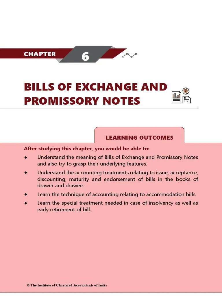 CH 6 Bills Of Exchange And Promissory Notes | PDF