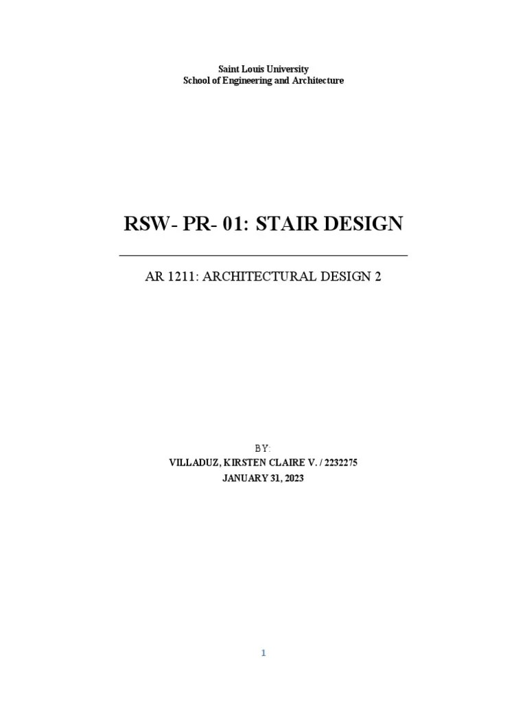 Villaduz Kirsten Claire V Rsw Pr 01 Stair Design Pdf